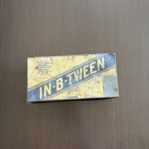 Shop antique in b tween cigarritos tin kraus & co baltimore md 1914 hinged tobacco box