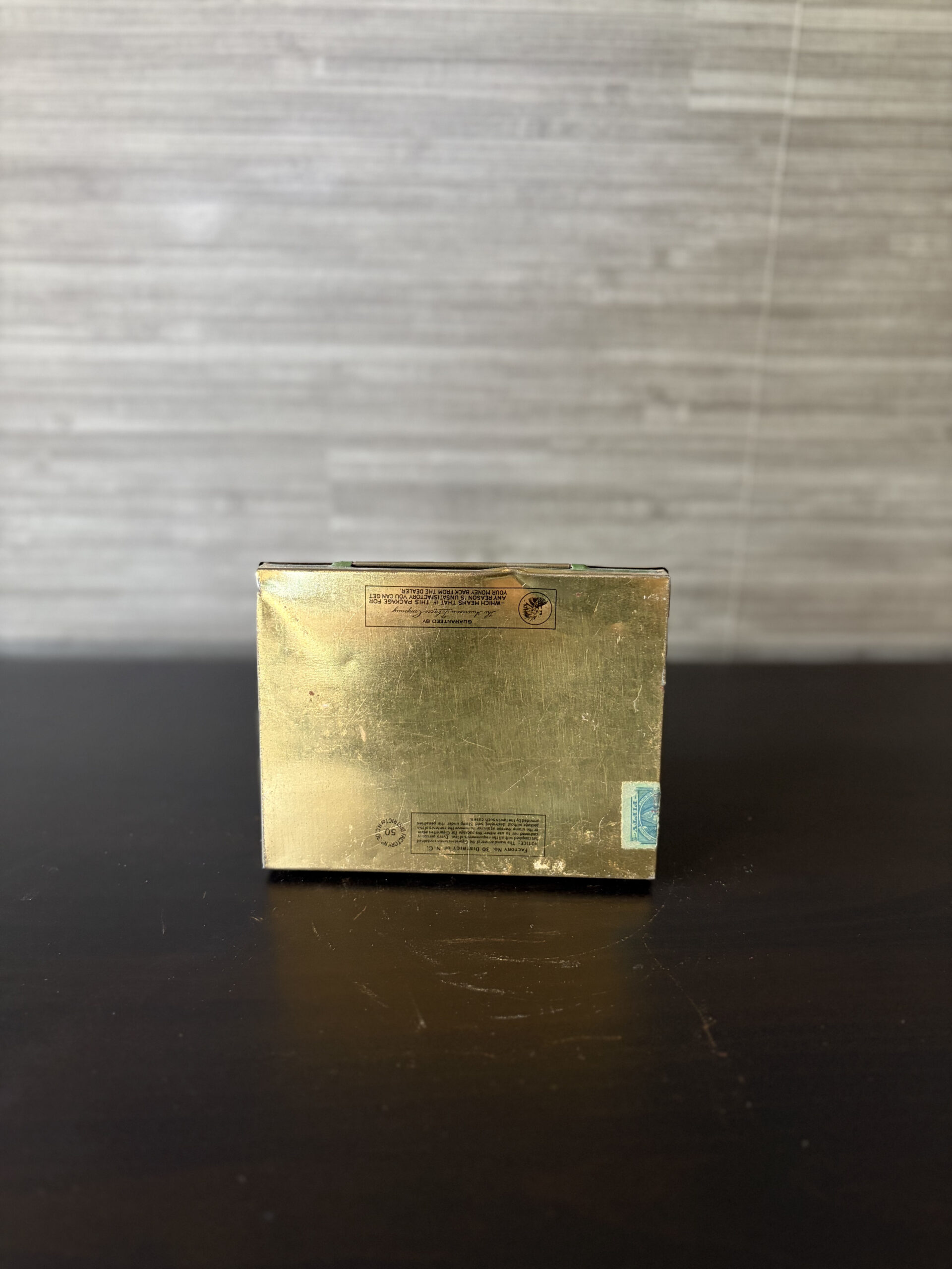 vintage lucky strike flat fifties cigarette tin green it’s toasted collectible box vintage lucky strike flat fifties cigarette tin green it’s toasted collectible box