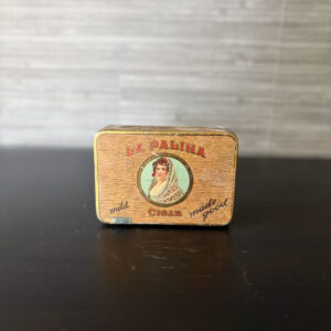 vintage la palina senators cigar tin congress cigar co. pocket box
