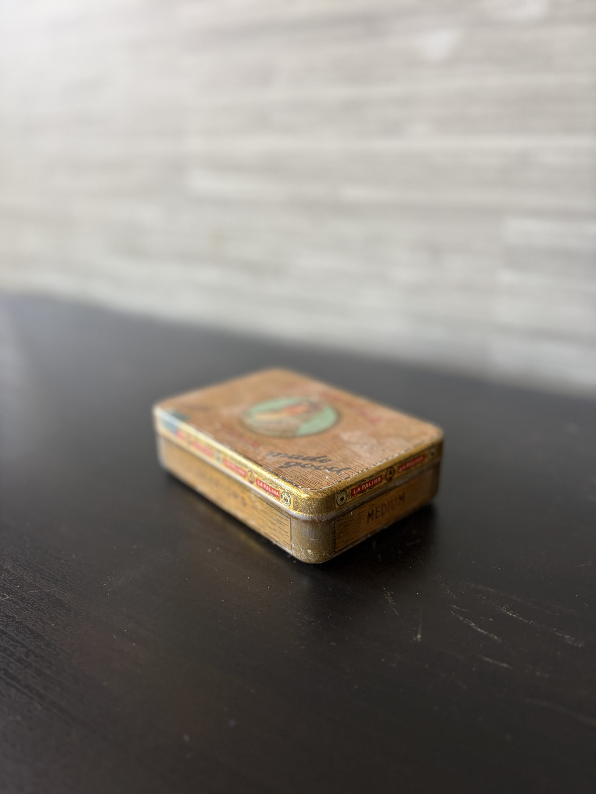 vintage la palina senators cigar tin congress cigar co. pocket box vintage la palina senators cigar tin congress cigar co. pocket box