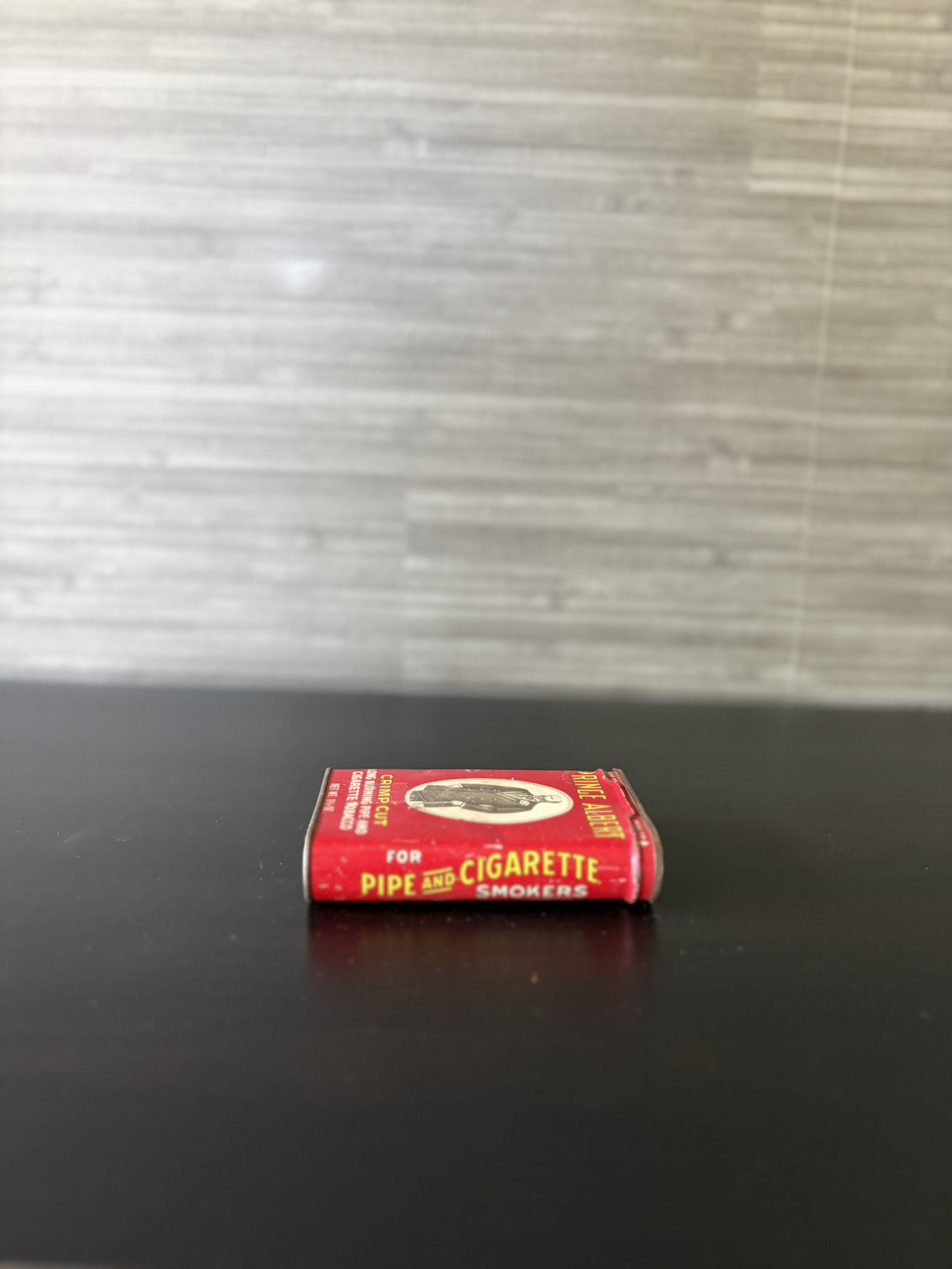 vintage prince albert crimp cut 1½ oz pocket tobacco tin old timer knives offer vintage prince albert crimp cut 1½ oz pocket tobacco tin old timer knives offer