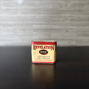 vintage revelation smoking mixture pipe tobacco tin mild and mellow