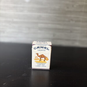 Shop vintage camel lights hard pack empty cigarette pack low tar camel taste collectible