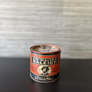 Home vintage sir walter raleigh smoking tobacco tin brown & williamson