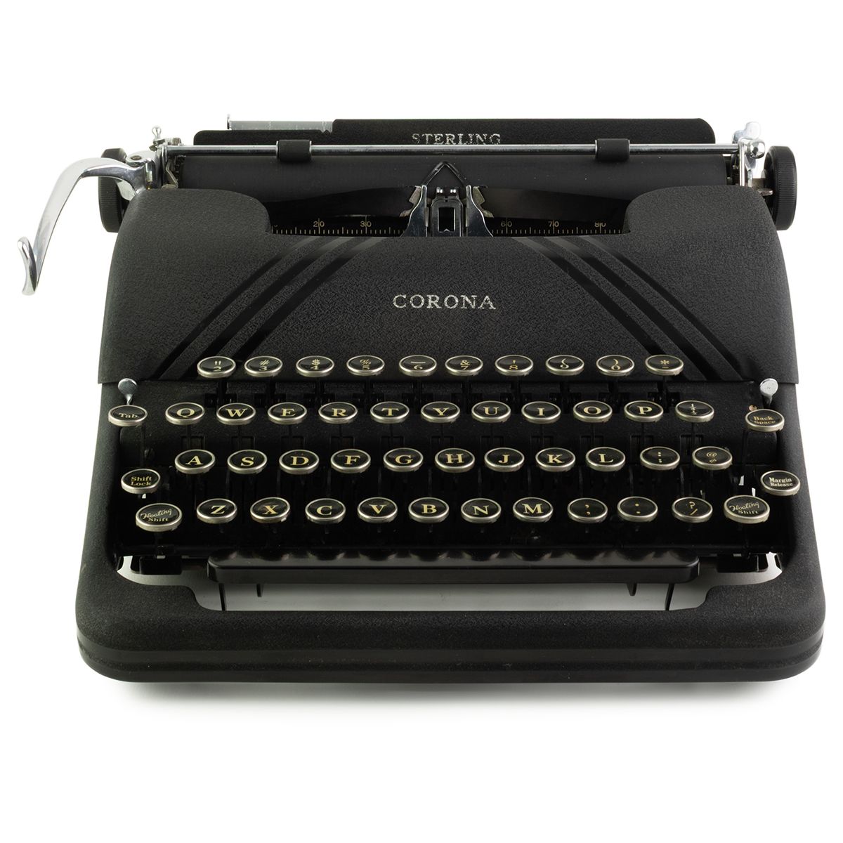 smith corona sterling black typewriter (1939) smith corona sterling black typewriter (1939)