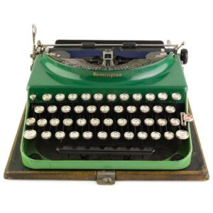 remington portable green typewriter (1931)