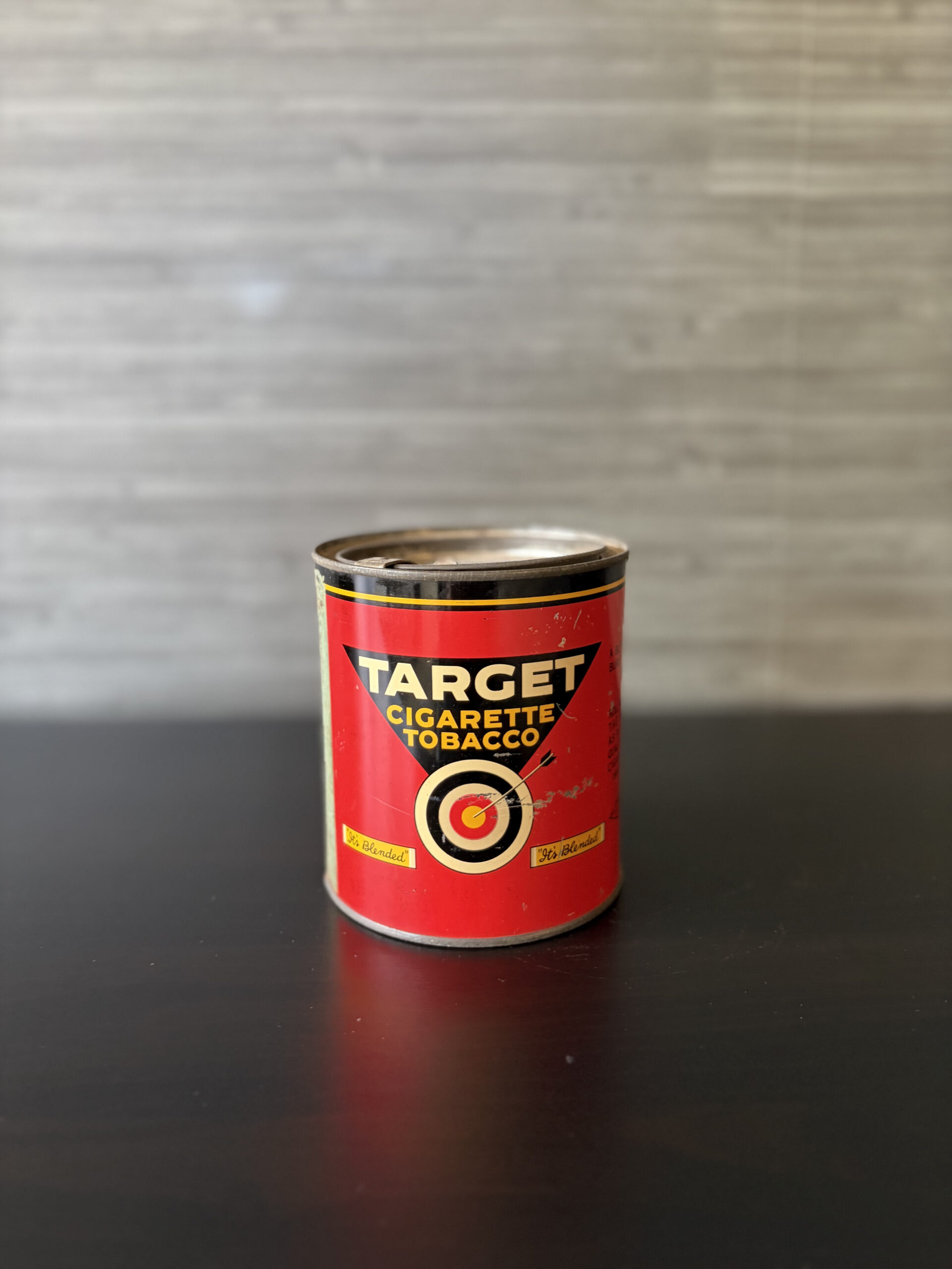 vintage target cigarette tobacco tin brown & williamson b&w vintage target cigarette tobacco tin brown & williamson b&w