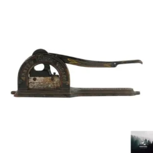 master mason tobacco co. cast iron tobacco cutter