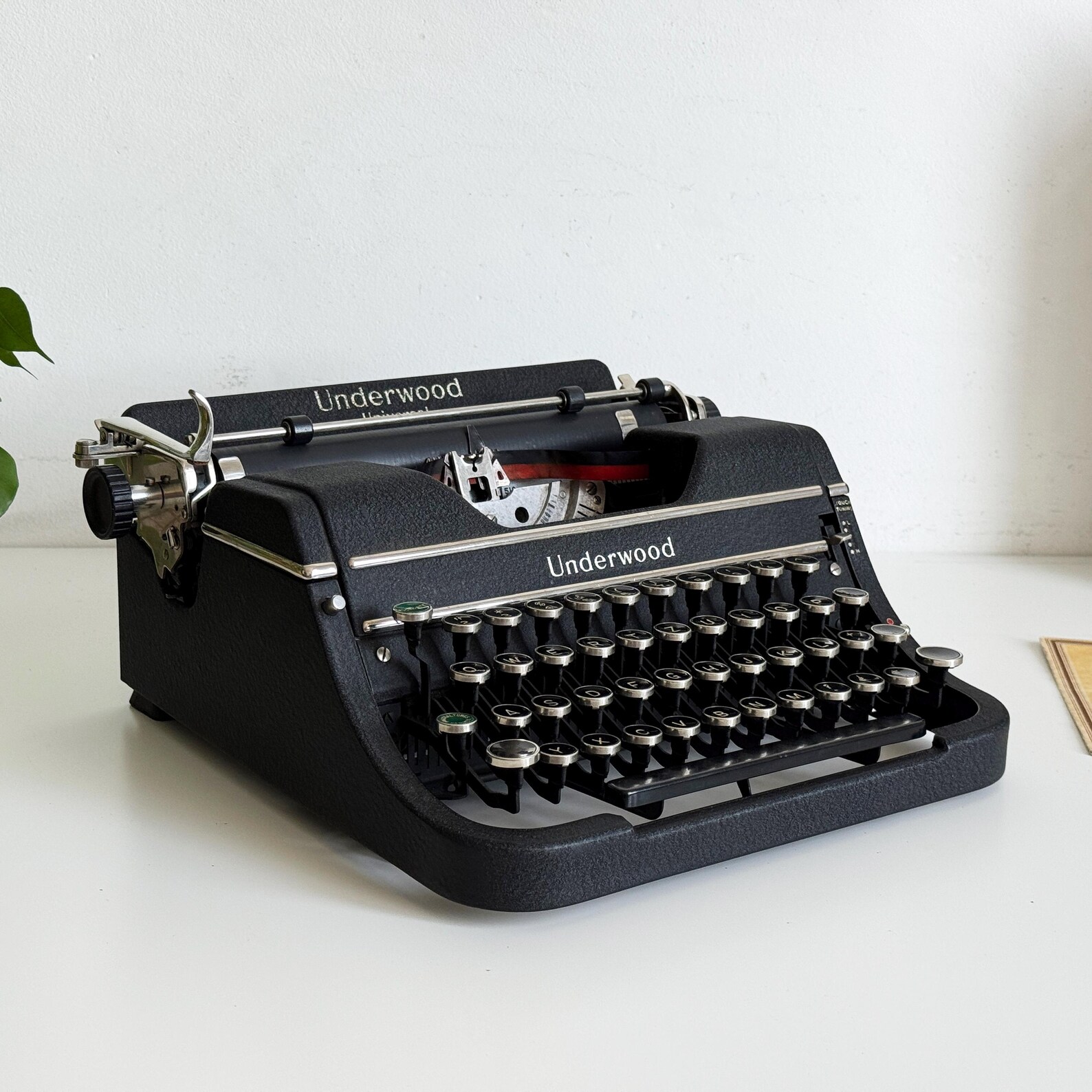 underwood universal pre war typewriter | original case | includes original 1941 family document | fully serviced underwood universal pre war typewriter | original case | includes original 1941 family document | fully serviced