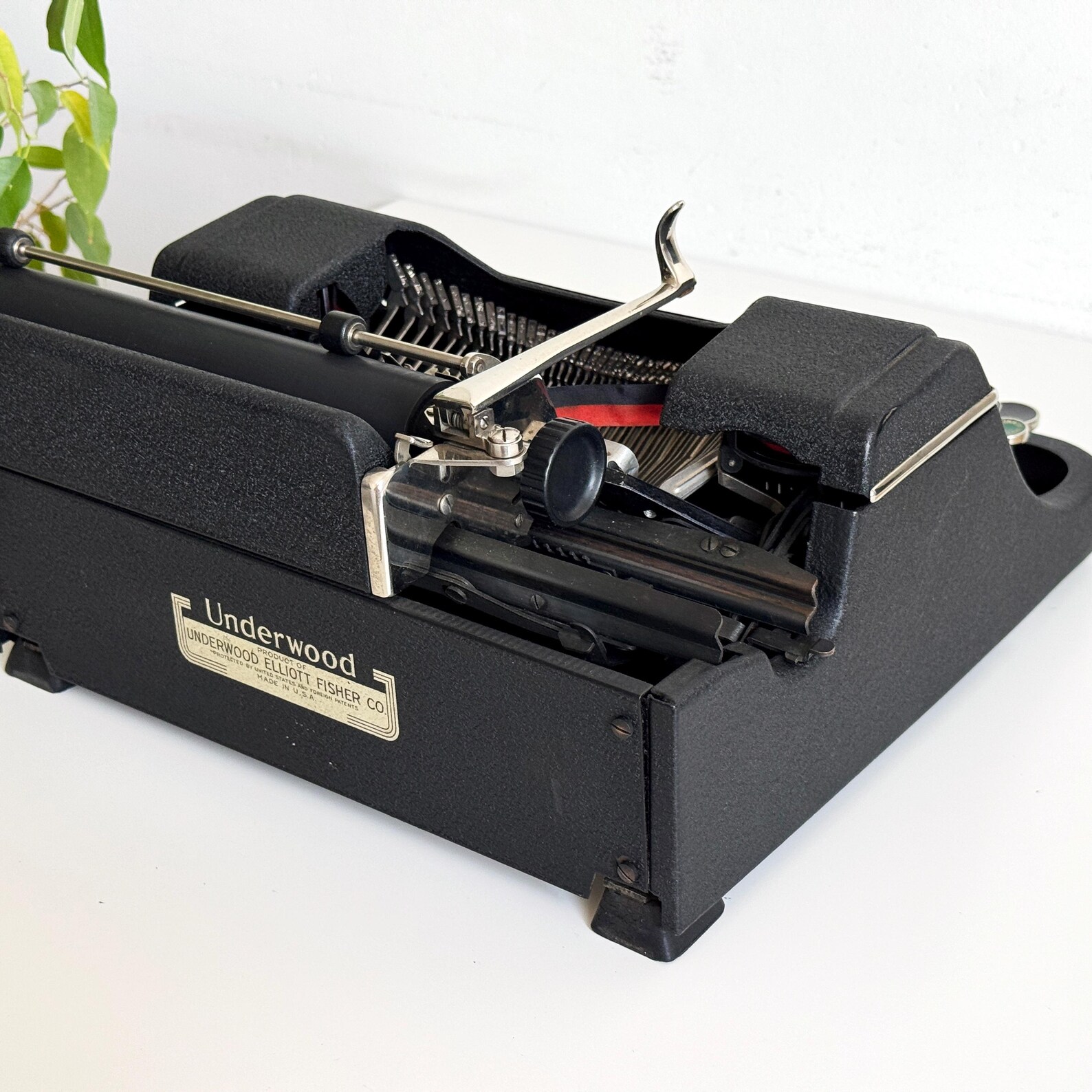 underwood universal pre war typewriter | original case | includes original 1941 family document | fully serviced underwood universal pre war typewriter | original case | includes original 1941 family document | fully serviced