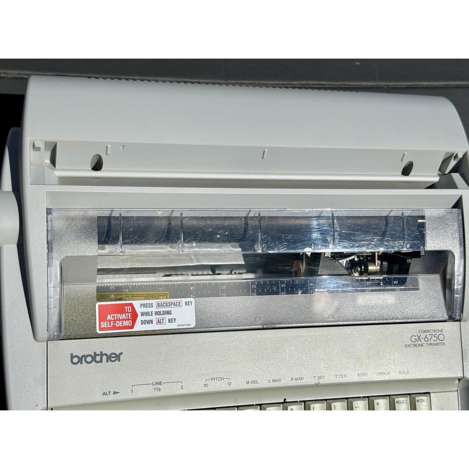 brother correctronic gx 6750 electronic typewriter with extra ink tested/working brother correctronic gx 6750 electronic typewriter with extra ink tested/working