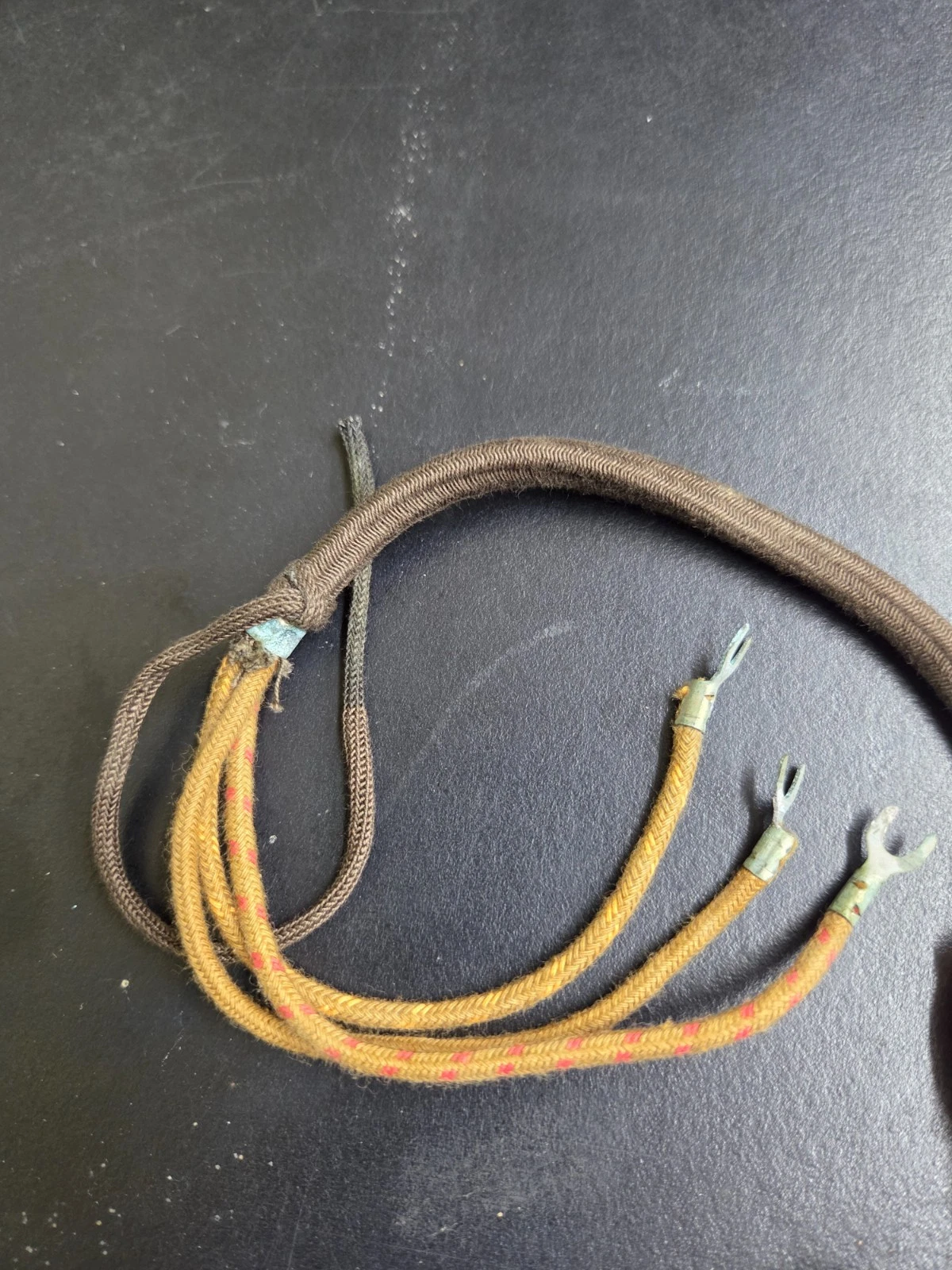 new old stock stromberg carlson 3 wire cloth covered antique telephone cord new old stock stromberg carlson 3 wire cloth covered antique telephone cord