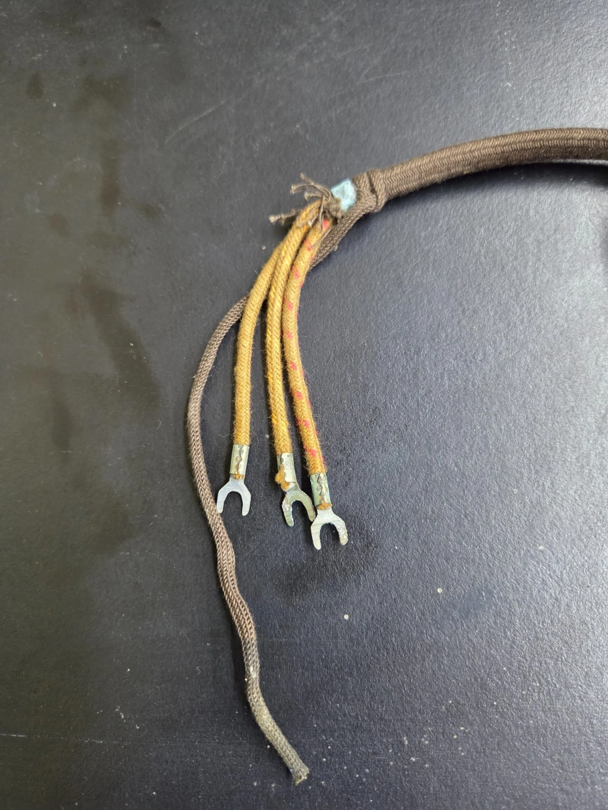 new old stock stromberg carlson 3 wire cloth covered antique telephone cord new old stock stromberg carlson 3 wire cloth covered antique telephone cord