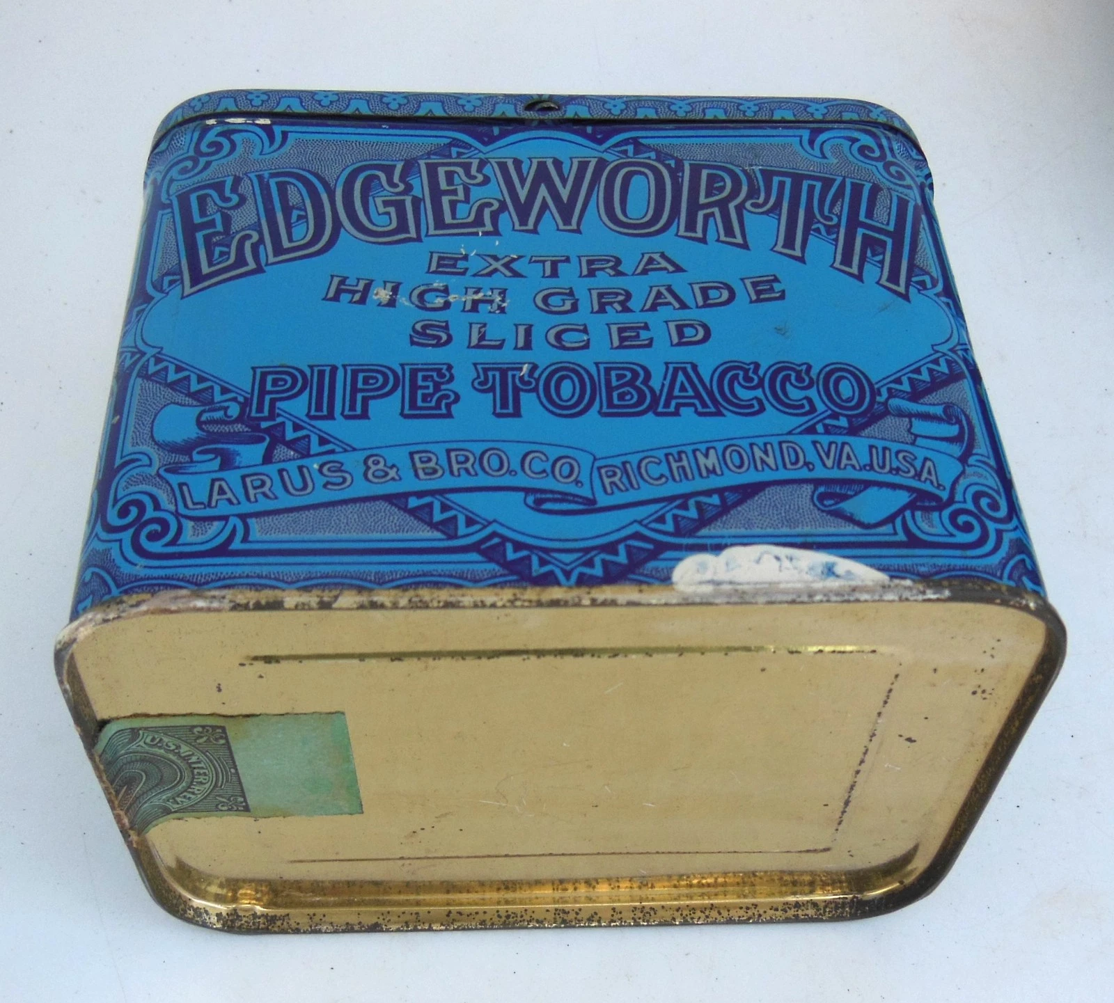 5 vintage edgeworth tobacco tins w/hinged lids 5 vintage edgeworth tobacco tins w/hinged lids