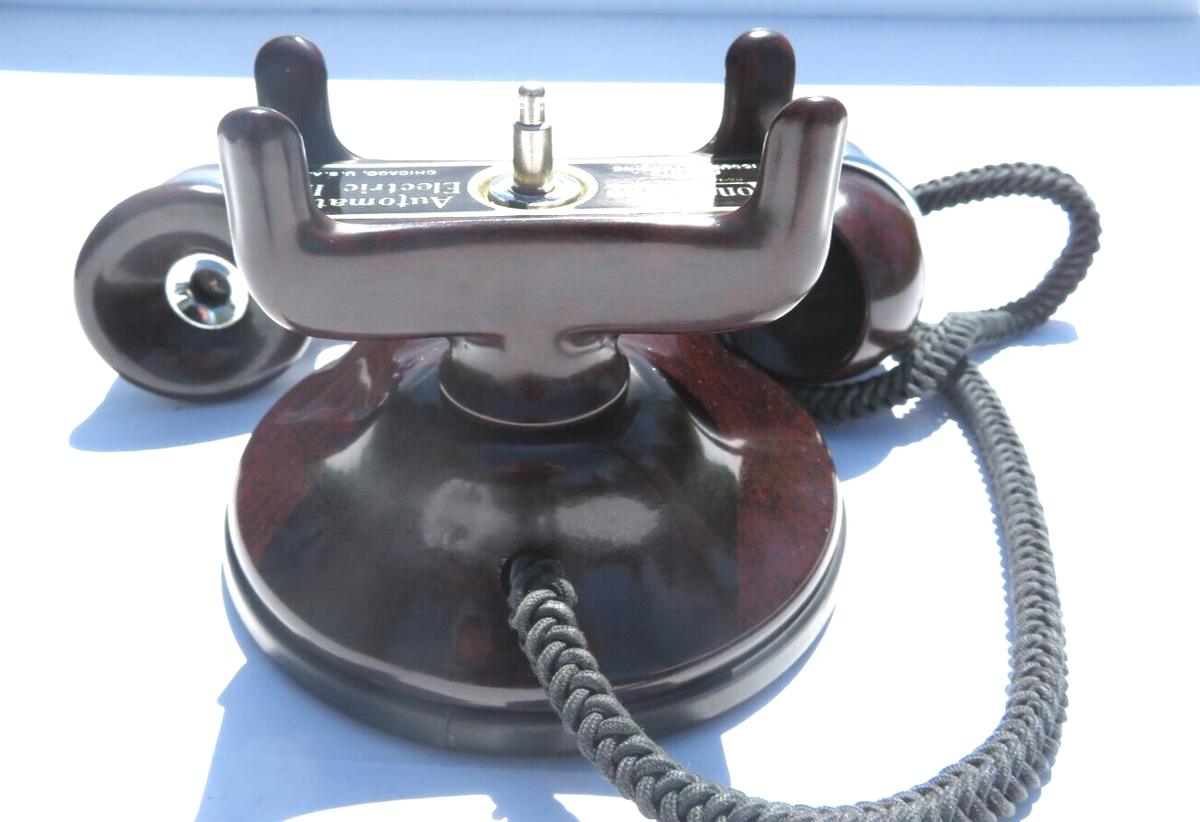 antique telephone automatic electric monophone 1a original mahogany 1920s phone antique telephone automatic electric monophone 1a original mahogany 1920s phone