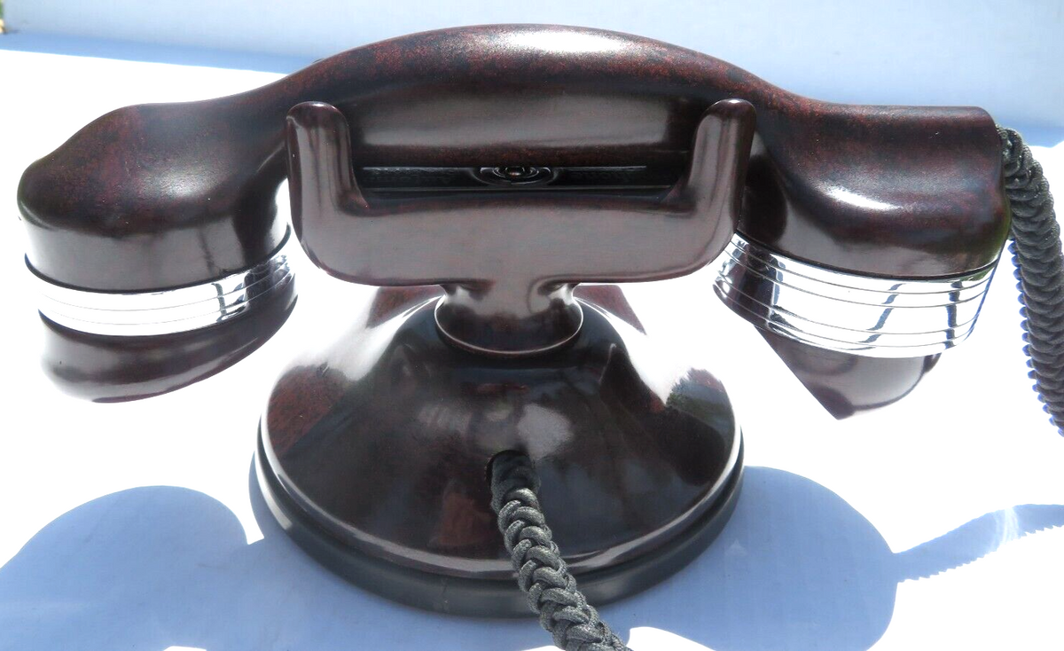 antique telephone automatic electric monophone 1a original mahogany 1920s phone antique telephone automatic electric monophone 1a original mahogany 1920s phone
