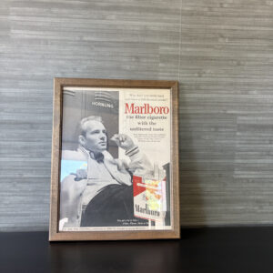 Home vintage 1962 paul hornung marlboro cigarettes framed magazine advertisement