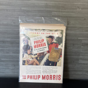Home vintage 1947 philip morris johnny on the spot cigarettes magazine advertisement