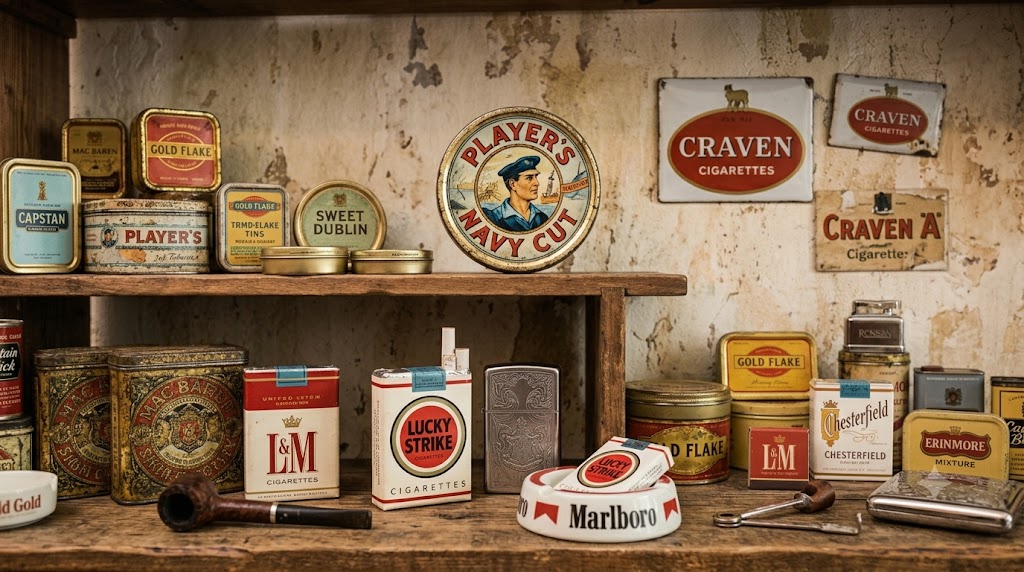 Vintage cigarette and tobacco advertising